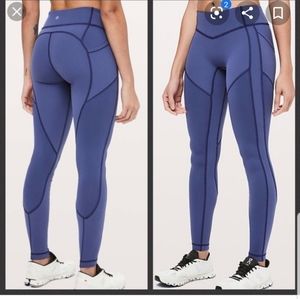 Lululemon all the right places 28" Gatsby blue 12